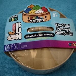 Rainbow Mystery Squishy Bun Dumpling Fidget Toy -